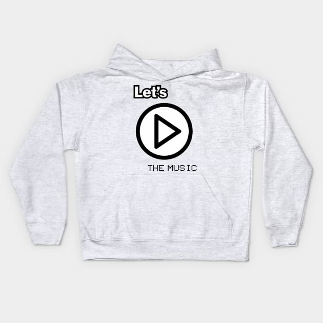 INUKREASI PLAYER ICONS - LETS PLAY THE MUSIC V.1 Kids Hoodie by inukreasi